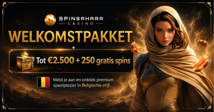 SpinSahara Casino account aanmaken banner